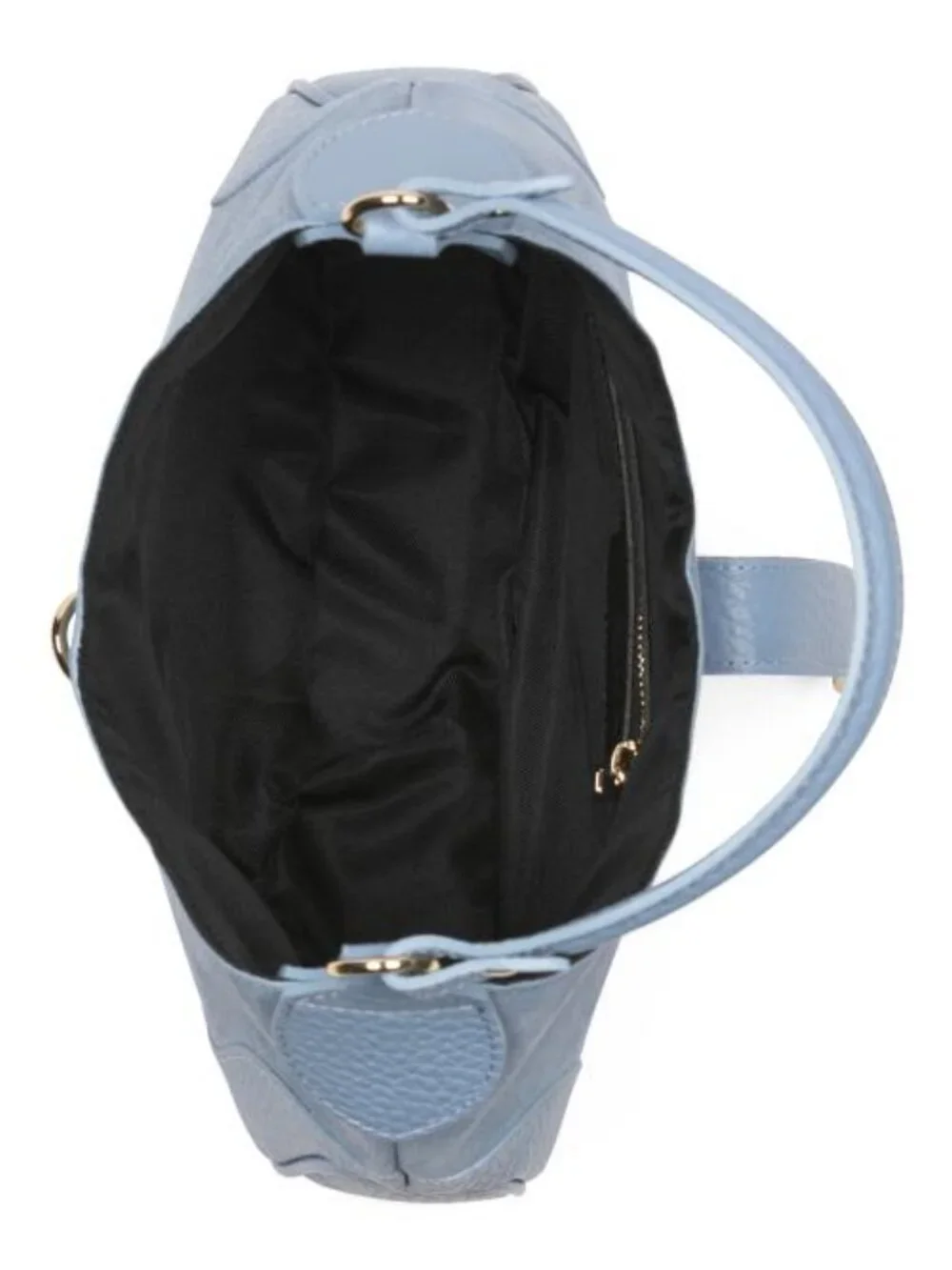 ISADORA Made In Italy Suede Flap And Lobster Hook Hobo